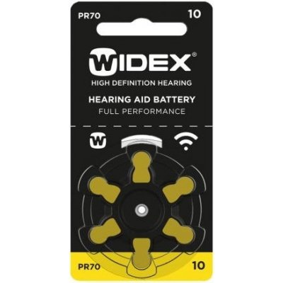 WIDEX 10/PR70 baterie do naslouchadel blistr 6ks – Sleviste.cz