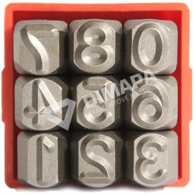 Raznice do kovu 1 - 19mm PROFI - ČÍSLA, razníky DIMAPA, razidla Varianta: 3 mm – Sleviste.cz