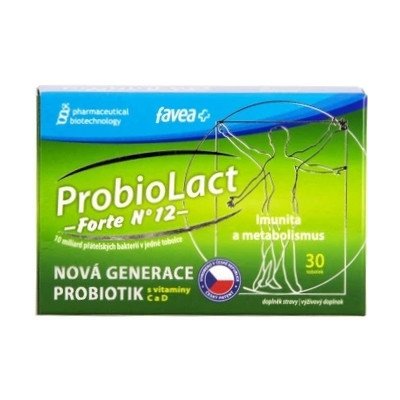 ProbioLact FORTE N°12 s vitamíny C a D 30 tob. 42,5g - favea (Doplněk stravy)