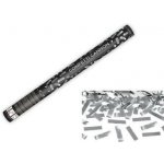 Partydeco vystřelovací konfety stříbrné 60 cm – Zboží Dáma