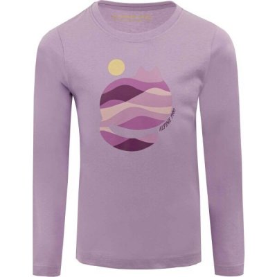 Alpine Pro JURGO Dívčí triko s dlouhým rukávem fialová – Zboží Mobilmania
