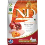 N&D Pumpkin Dog Adult Mini Grain Free Chicken & Pomegranat 7 kg