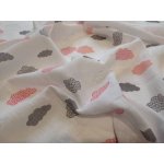 PREM Bavlněná tetra osuška Mráčky Bavlna 90/100 cm – Zboží Dáma