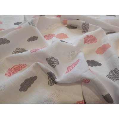 PREM Bavlněná tetra osuška Mráčky Bavlna 90/100 cm – Zboží Dáma