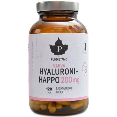 Puhdistamo Hyaluronic Acid 200 mg 120 kapslí – Hledejceny.cz