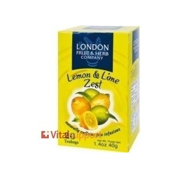 LONDON HERB Ovocný čaj citron s limetkou 20 x 2 g