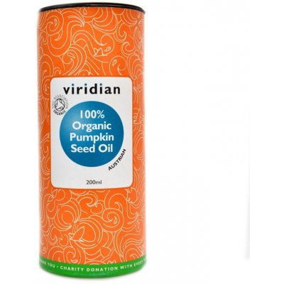 Viridian Pumpkin Seed Oil Organic Olej z dýňových semínek Bio 200 ml