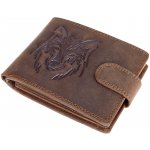 Wild Luxusní pánská s přezkou Vlk hnědá – Hledejceny.cz