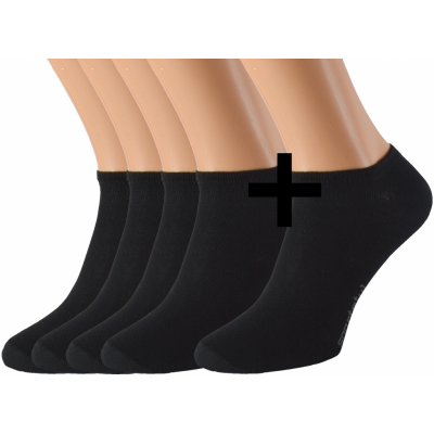 Kuks Kotníkové ponožky KRAOBI 5 párů Černé – Zboží Mobilmania
