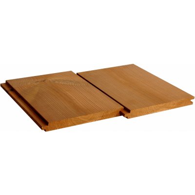 palubka PANEL SYSTÉM 19X165, 4 STRANY PD Z THERMOWOOD - BOROVICE - 4,2 m (0,65 m²) – Zbozi.Blesk.cz