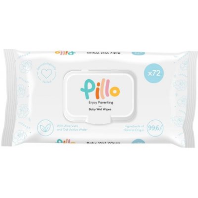 PILLO Vlhčené ubrousky 72 ks – Zboží Mobilmania