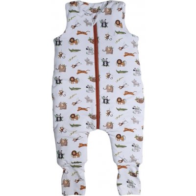 ESITO Spací pytel s nohavicemi ZOO bílá – Zboží Mobilmania