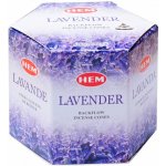 Hem Vonné kužely pro tekoucí dým Lavender 40 ks – Zboží Dáma