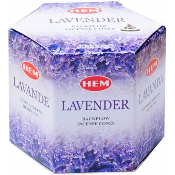 Hem Vonné kužely pro tekoucí dým Lavender 40 ks