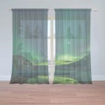 Záclony Zelená záře: 2 ks - 150x250 cm - Sablio – Hledejceny.cz
