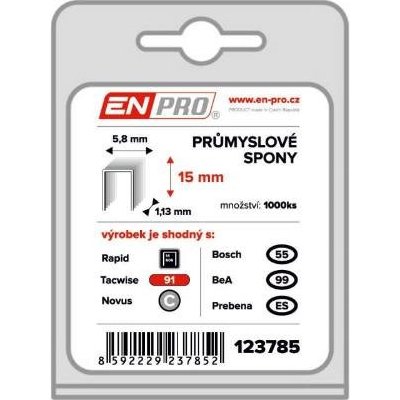 ENPRO Spony ENPRO PROFI 343x15 mm 1000 ks – Zbozi.Blesk.cz