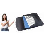 Esselte Box na spisy s gumičkou Jumbo Vivida, Vivida černá, 40 mm, A4, PP – Sleviste.cz