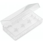 OEM Pouzdro pro baterie 2x18650 Průhledná – Zboží Dáma