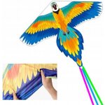 LEANToys Mega velký drak barevný pták s dlouhým ocasem – Hledejceny.cz