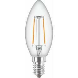 Philips Svíčková LED žárovka CorePro ND 2-25W E14 B35 827 CL G