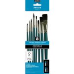 Sada akvarelových štetců Pébéo Artist, 8 ks, kulaté + ploché – Sleviste.cz