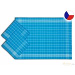 Sleep-well Utěrka Pozitiv Egyptská bavlna tyrkys/bílá 3 ks – Zboží Mobilmania