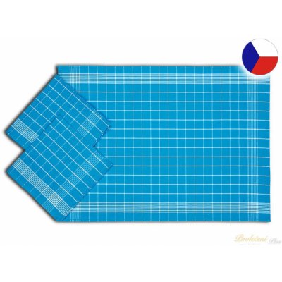 Sleep-well Utěrka Pozitiv Egyptská bavlna tyrkys/bílá 3 ks – Zboží Mobilmania