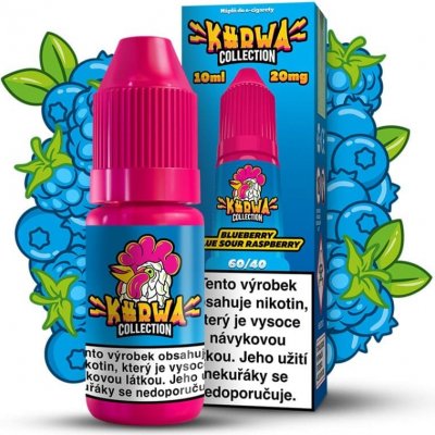 Kurwa Collection Blueberry Blue Sour Raspberry 10 ml 20 mg – Sleviste.cz