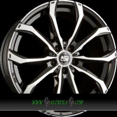 MSW 48 10x21 5x112 ET27 gloss black polished | Zboží Auto
