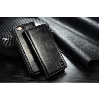 Pouzdro CaseMe Wallet iPhone 6/6S Plus černé