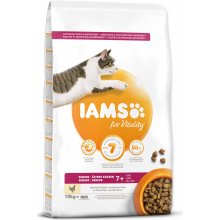 Iams for Vitality Senior Cat Food with Fresh Chicken 2 balení 10 kg