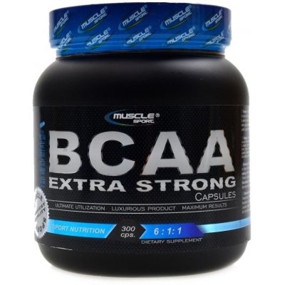 Muscle Sport BCAA Extra Strong 6:1:1 300 kapslí – Zboží Mobilmania