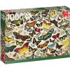 Puzzle Jumbo Plakát s motýly 1000 dílků