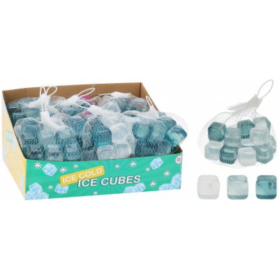 kostky ledové 26,5x26,5mm PE mix barev (18ks) MAT387148 – Zbozi.Blesk.cz