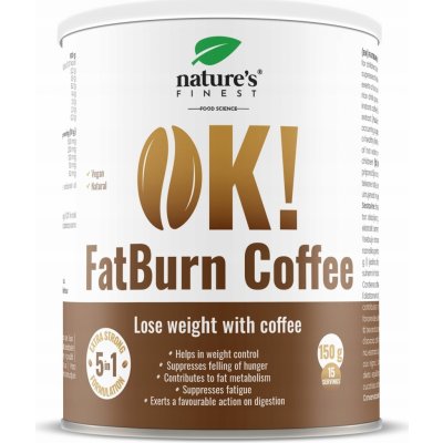 Nature’s Finest OK!FatBurn Coffee 150 g – Zbozi.Blesk.cz