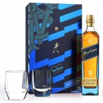 Johnnie Walker Blue Label 40% 0,7 l (dárkové balení 2 sklenice) – Zboží Mobilmania