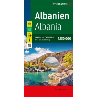Albánie 1:150 000 / automapa a a rekreační mapa – Zboží Dáma