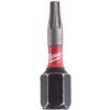 Bity Milwaukee 4932471580 bit TORX BO10 s otvorem, 25mm IMPACT DUTY, torzní zona