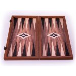 Backgammon Wenge (černý) extra malý cestovní – Zboží Živě