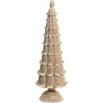 Latté mosazný antik dekorační vánoční stromek Willon Ø 10*35 cm Chic Antique – Hledejceny.cz