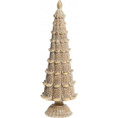 Latté mosazný antik dekorační vánoční stromek Willon Ø 10*35 cm Chic Antique – Hledejceny.cz