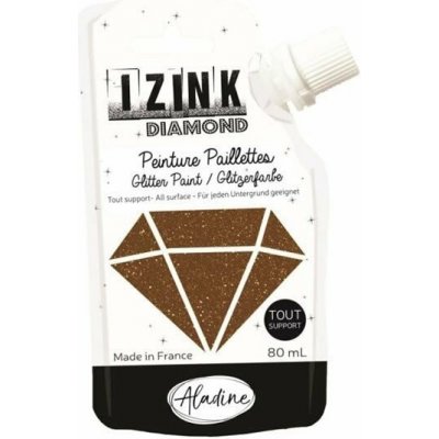 Izink Diamantová barva Diamond hnědá 80 ml – Hledejceny.cz