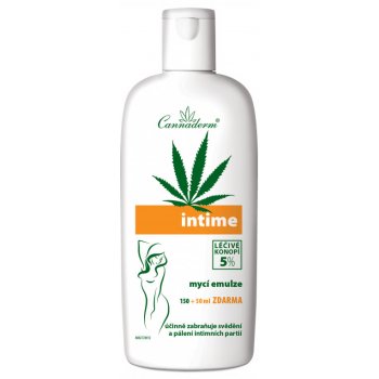 Cannaderm Intime emulze pro intimní hygienu 150 ml + 50 ml