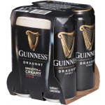 Guinness Draught tmavé nefiltrované 4,2% 0,44 l (plech) – Hledejceny.cz