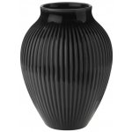 Keramická váza Knabstrup Ripple Black 12,5 cm Knabstrup – Hledejceny.cz