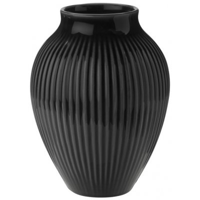 Keramická váza Knabstrup Ripple Black 12,5 cm Knabstrup – Hledejceny.cz