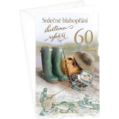 ARGUS Přání k 60.narozeninám s klopou na peníze 15-6563c60 – Zboží Mobilmania