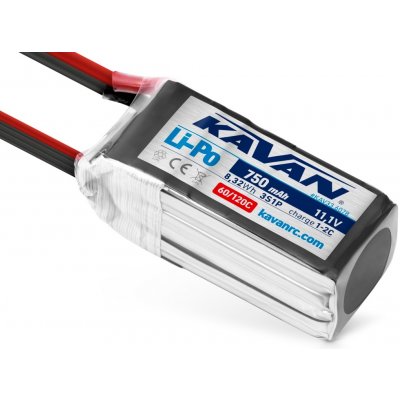 KAVAN Li-Po 750 mAh/11,1 V 60/120C 8,32 Wh – Zboží Mobilmania