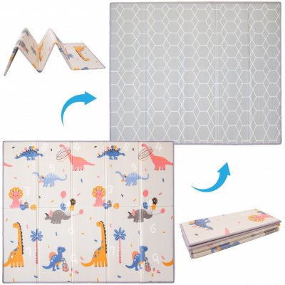 Reemy oboustranná pěnová skládací podložka Dino Uni – Zboží Dáma