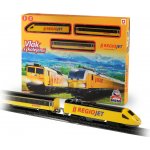 Vlak s kolejemi Mini RegioJet Naše železnice lokomotiva 2 vagony na baterie – Zboží Mobilmania